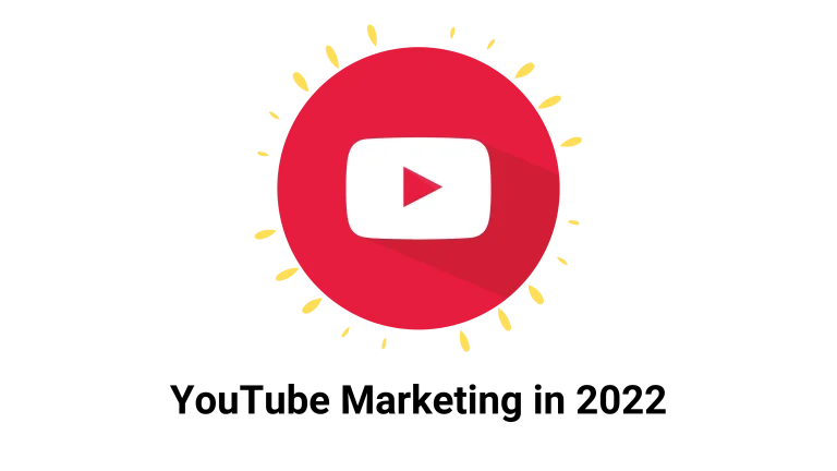The Youtube logo displayed against a black background emphasizes Youtube's marketing impact.