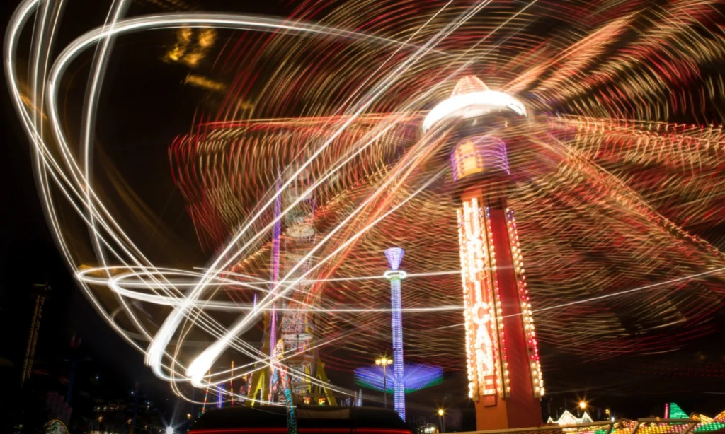 Light trail photography