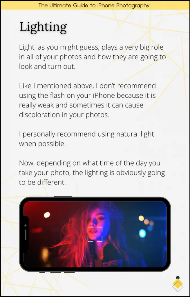 The ultimate guide to iphone photography lighting.