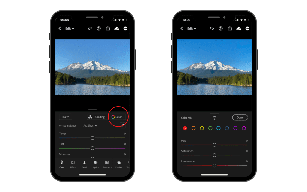 Lightroom mobile guide