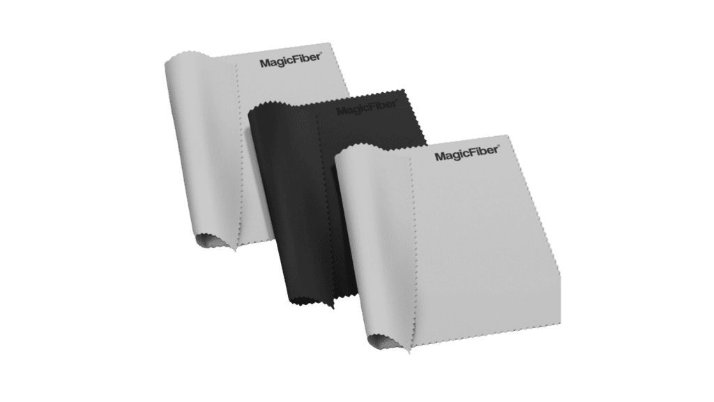 A black and white notebook on a white background.