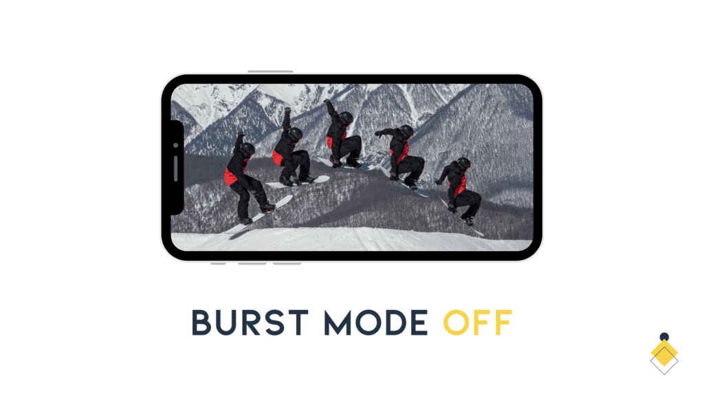 Adobe After Effects with Burst mode off.