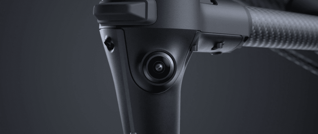 A close up of the handle of a camera.