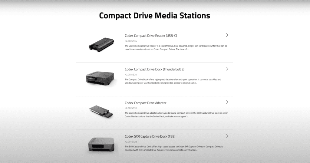Compact Alexa 35 drive media stations- screenshot thumbnail.