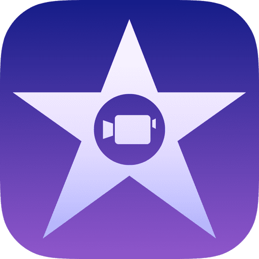 Purple app icon featuring a white star with a video camera symbol in the center.